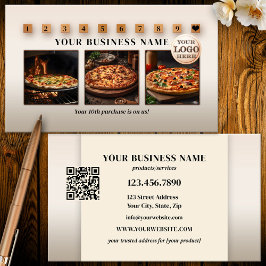 ロゴモダンQRコードの写真 ロイヤリティカード