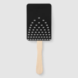 ロゴユニークのアーチパターン | 黒（編集可能） ハンドファン