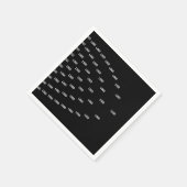 ロゴユニーク/アップロードした画像を使用したパターン スタンダードカクテルナプキン (角)