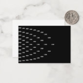 ロゴユニーク/アップロードした画像を使用したパターン ノートカード (正面/裏面インサイチュ)