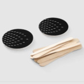 ロゴユニーク/アップロードした画像を使用したパターン ハンドファン (組立なし)