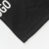 ロゴユニーク/アップロードした画像を使用したパターン フリースブランケット (角)