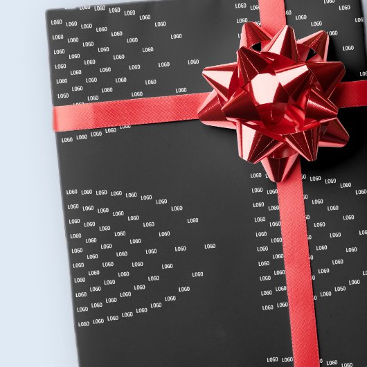 ロゴユニーク/アップロードした画像を使用したパターン ラッピングペーパー