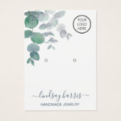 ロゴユーカリ水彩表示カード (正面)