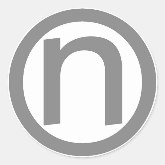 ロゴラウンド ラウンドシール (正面)