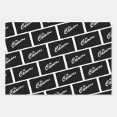 ロゴラッピング紙フラットシートセット3 ラッピングペーパーシート (正面)