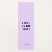ロゴラベンダー名会社プロモーションInstagram ヨガマット (正面)