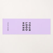 ロゴラベンダー名会社プロモーションInstagram ヨガマット (正面(横))