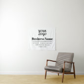 ロゴレトロモダン – 白と黒 タペストリー (インサイチュ(横))