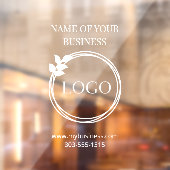 ロゴ不透明ウィンドウの固定 ウィンドウサイン (シート2)