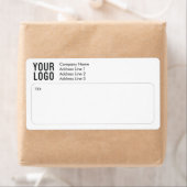 ロゴ事業出荷ラベル差出人住所 ラベル (インサイチュ)