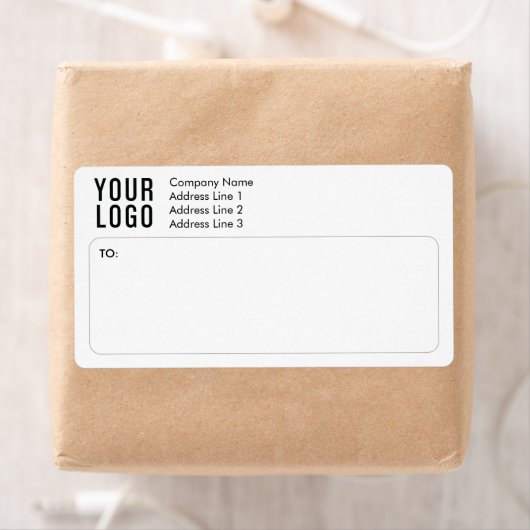 ロゴ事業出荷ラベル差出人住所 ラベル (インサイチュ)