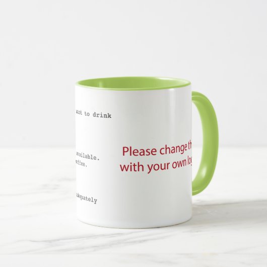 ロゴ付きのアジャイルユーザーストーリーの承認基準マグ マグカップ (正面右)