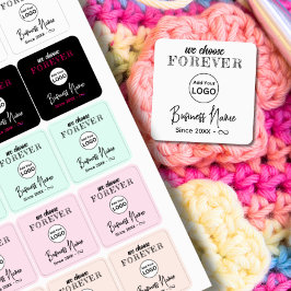 ロゴ付きのオーダーメイド衣類ラベル　縫製または編み物 ラベル