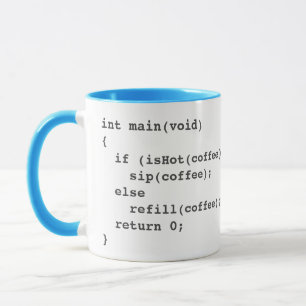 ロゴ付きのソフトウェア開発者向けのコーヒーコードマグ マグカップ