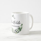 ロゴ付きのマグ コーヒーマグカップ (正面右)