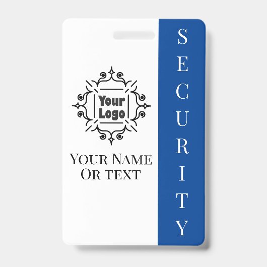 ロゴ付きのSecurity Guard従業員ID バッジ (Front)