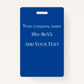 ロゴ付きのSecurity Guard従業員ID バッジ (裏面)