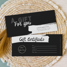 ロゴ付きアーバン男らしブラック