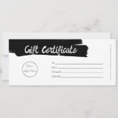 ロゴ付きアーバン男らしホワイト (裏面)