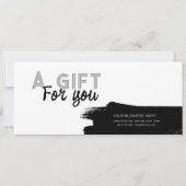 ロゴ付きアーバン男らしホワイト (正面)