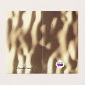 ロゴ付きイヤリングディスプレイカード 名刺 (外部フラット)