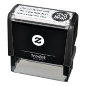 ロゴ付きカスタムテキスト セルフインキングスタンプ (商品)