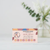 ロゴ付きカラフルロイヤリティカード ロイヤリティカード (スタンド正面)