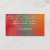 ロゴ付きカラーセラピー名刺 名刺 (裏面)