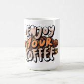 ロゴ付きコーヒーマ楽しむグ「Your Coffee」 コーヒーマグカップ (中央)
