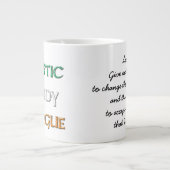 ロゴ付きコーヒー&ウイスキーのセレニティ ジャンボコーヒーマグカップ (正面)