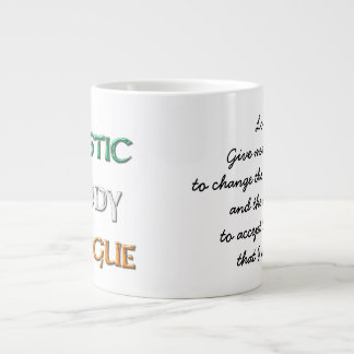 ロゴ付きコーヒー&ウイスキーのセレニティ ジャンボコーヒーマグカップ