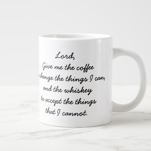 ロゴ付きコーヒー&ウイスキーのセレニティ ジャンボコーヒーマグカップ (右)