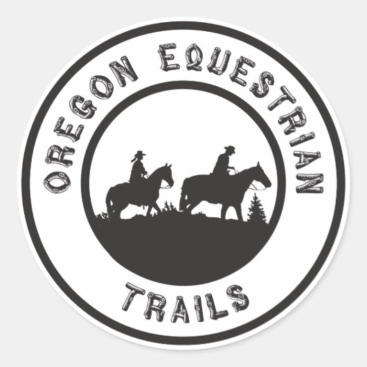 ロゴ付きシール ラウンドシール (正面)