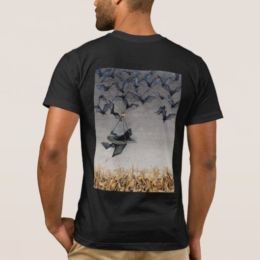 ロゴ付きストレート・オン・ティル・モーニング服 Tシャツ (裏面)