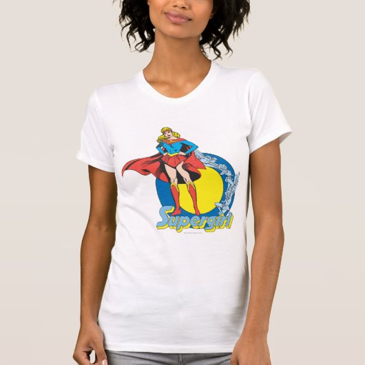 ロゴ付きスーパーガール Tシャツ (正面)
