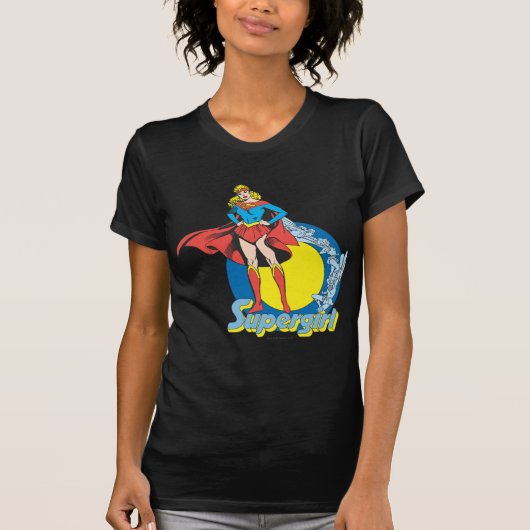 ロゴ付きスーパーガール Tシャツ (正面)