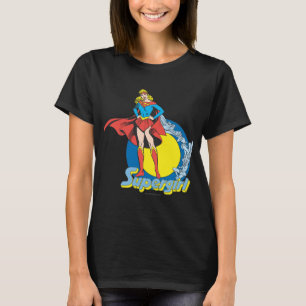 ロゴ付きスーパーガール Tシャツ