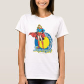ロゴ付きスーパーガール Tシャツ (正面)