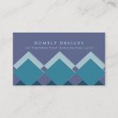 ロゴ付きダイアモンドタイルデコレータ 名刺 (裏面)