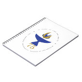 ロゴ付きノートブック ノートブック (左側)