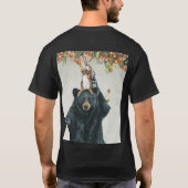 ロゴ付きバンニーの衣類を身に付ける Tシャツ (裏面)