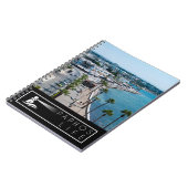 ロゴ付きパホス海フロント ノートブック (左側)