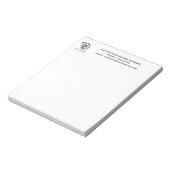 ロゴ付きビジネス用メモ帳 ノートパッド (回転)