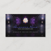 ロゴ付きフラクタルチャンバー名刺 名刺 (裏面)