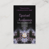 ロゴ付きフラクタルトバルレース 名刺 (裏面)