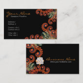 ロゴ付きフラクタル – opus名刺 名刺 (正面/裏面)