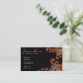 ロゴ付きフラクタル – opus名刺 名刺 (スタンド正面)