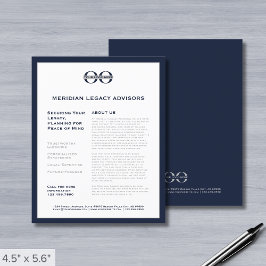 ロゴ付きプロモーションフライヤー チラシ