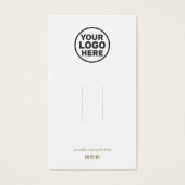 ロゴ付きヘアクリップアクセサリディスプレイの追加 (正面)